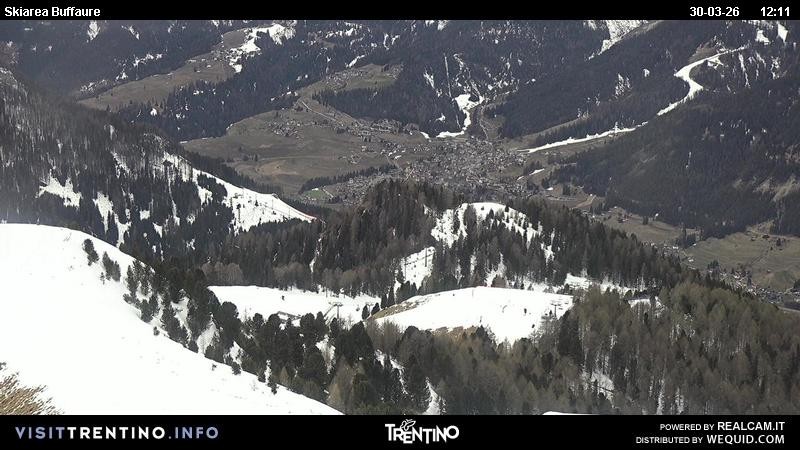 Archiv Foto Webcam Valley Fassa (Buffaure Bergstation)