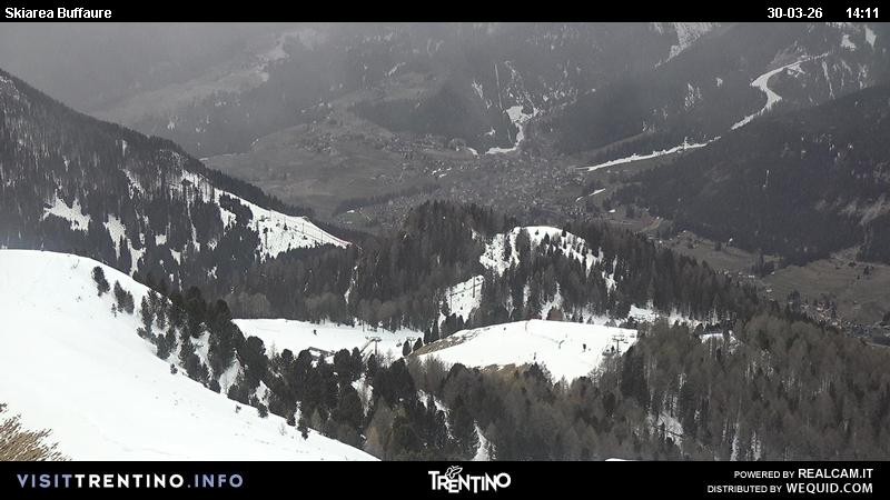 Archiv Foto Webcam Valley Fassa (Buffaure Bergstation)