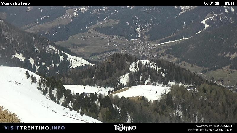 Archiv Foto Webcam Valley Fassa (Buffaure Bergstation)