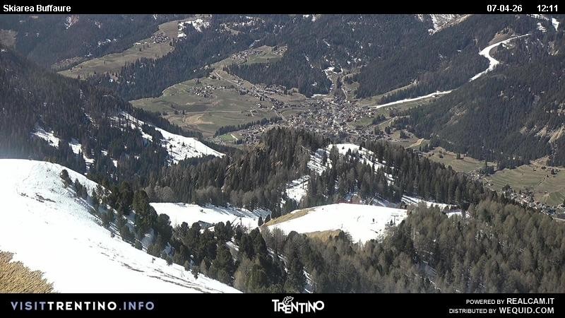 Archived image Webcam Valley Fassa - top station cable car Buffaure