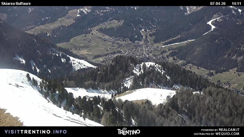 Archived image Webcam Valley Fassa - top station cable car Buffaure