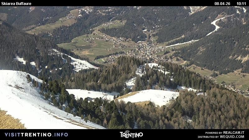 Archived image Webcam Valley Fassa - top station cable car Buffaure