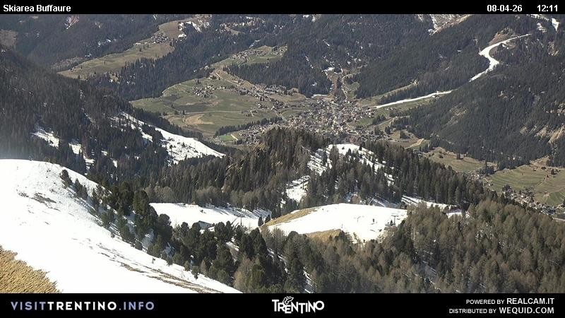Archived image Webcam Valley Fassa - top station cable car Buffaure