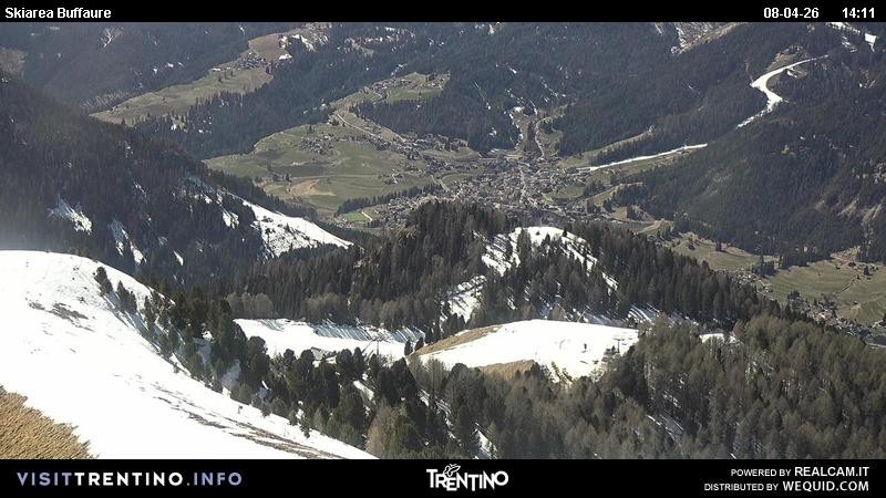 Archived image Webcam Valley Fassa - top station cable car Buffaure