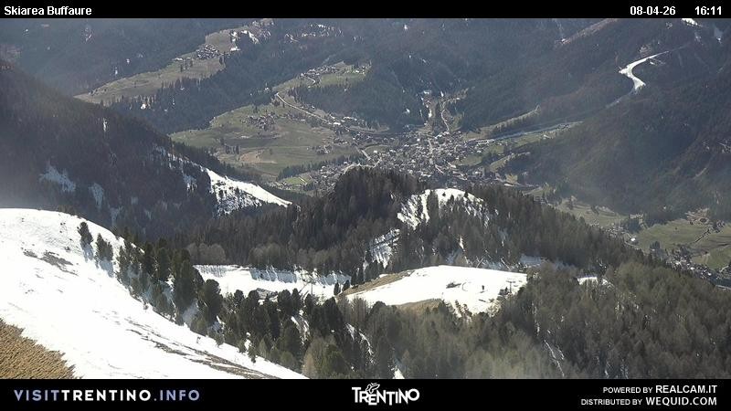 Archived image Webcam Valley Fassa - top station cable car Buffaure