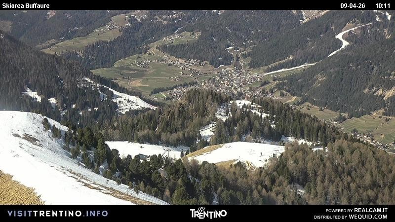 Archived image Webcam Valley Fassa - top station cable car Buffaure