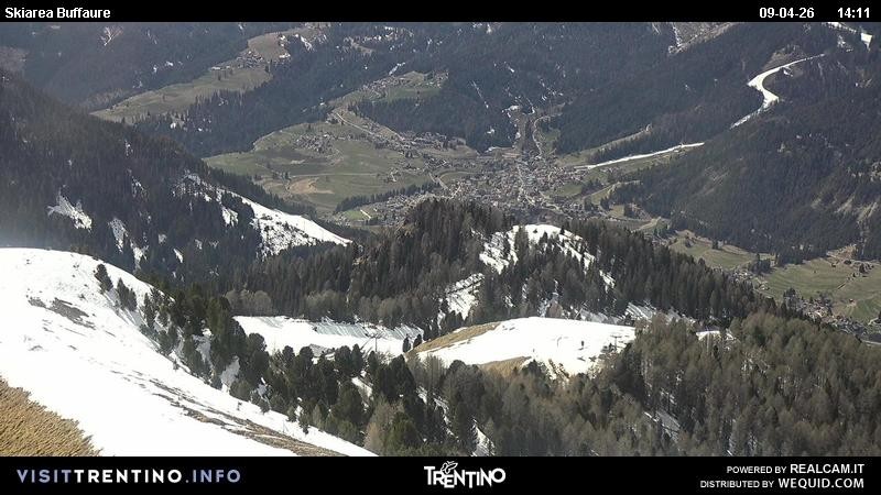 Archived image Webcam Valley Fassa - top station cable car Buffaure