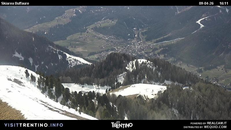 Archived image Webcam Valley Fassa - top station cable car Buffaure