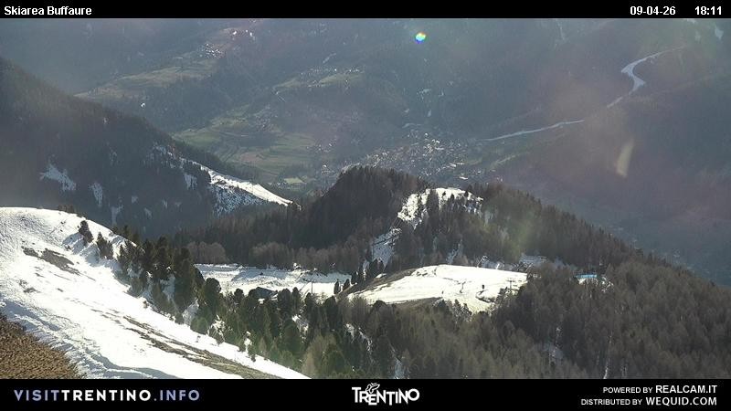 Archived image Webcam Valley Fassa - top station cable car Buffaure