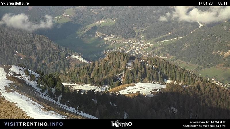 Archiv Foto Webcam Valley Fassa (Buffaure Bergstation)