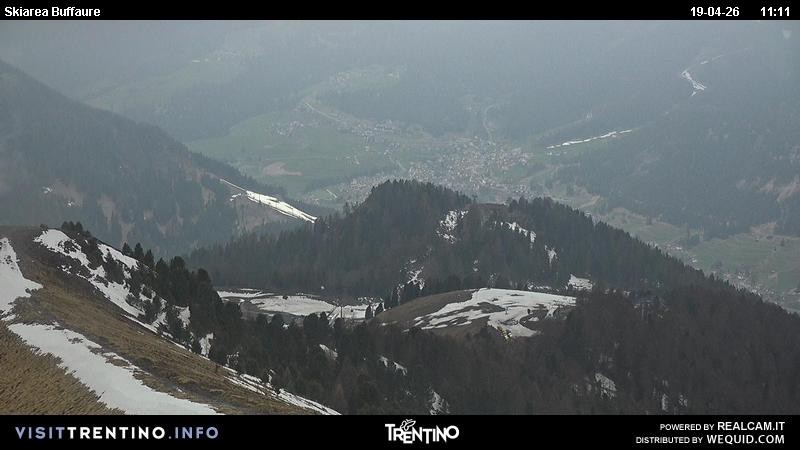 Archiv Foto Webcam Valley Fassa (Buffaure Bergstation)