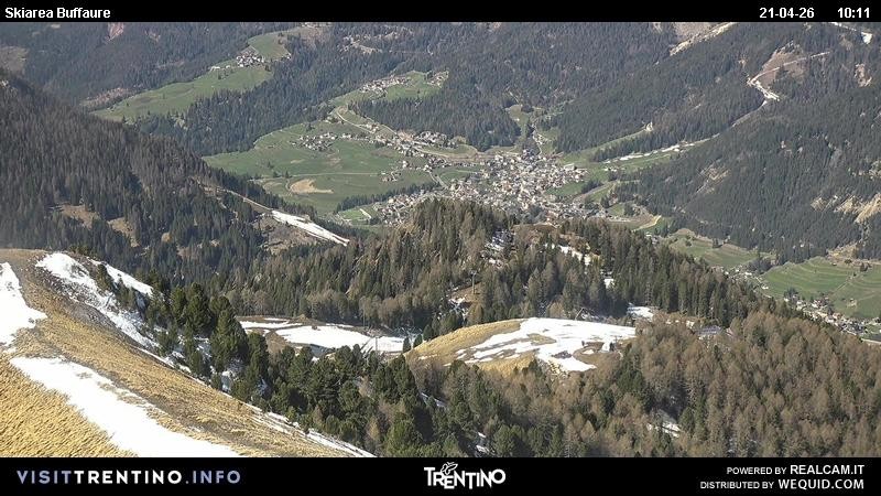 Archiv Foto Webcam Valley Fassa (Buffaure Bergstation)