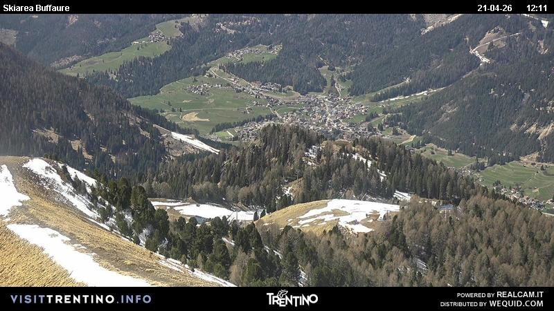 Archiv Foto Webcam Valley Fassa (Buffaure Bergstation)