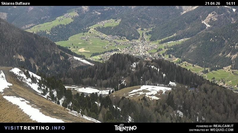 Archived image Webcam Valley Fassa - top station cable car Buffaure