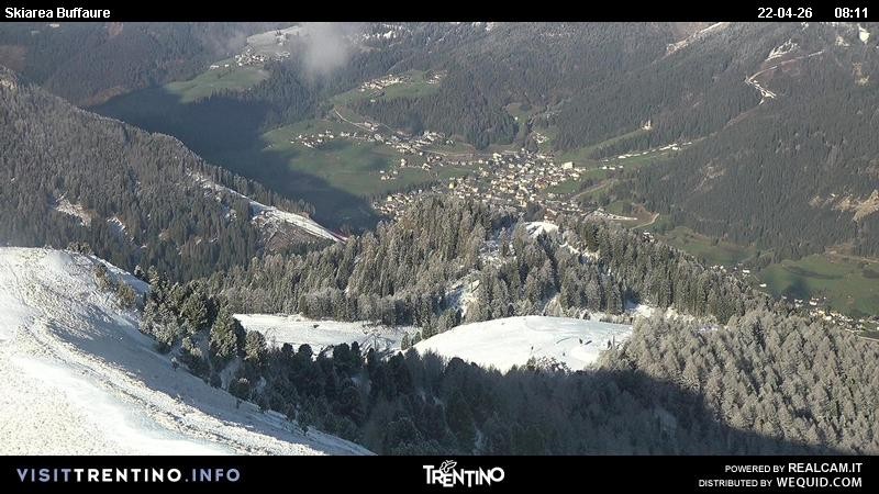 Archiv Foto Webcam Valley Fassa (Buffaure Bergstation)