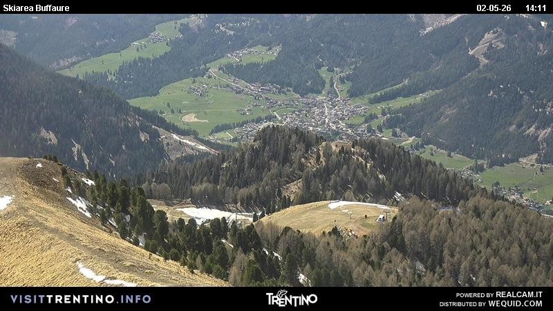 Archived image Webcam Valley Fassa - top station cable car Buffaure