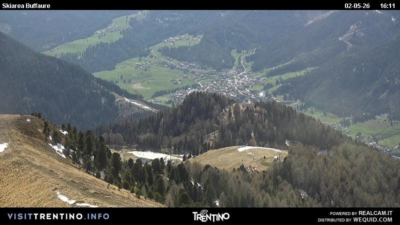 Archived image Webcam Valley Fassa - top station cable car Buffaure