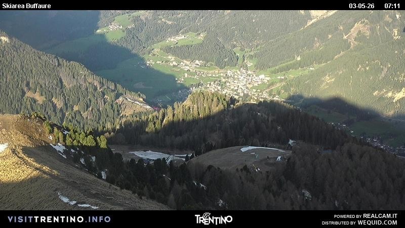 Archived image Webcam Valley Fassa - top station cable car Buffaure