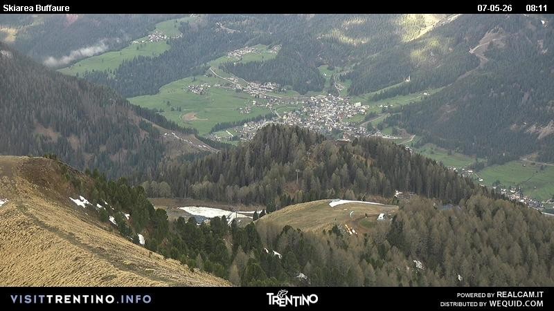 Archived image Webcam Valley Fassa - top station cable car Buffaure