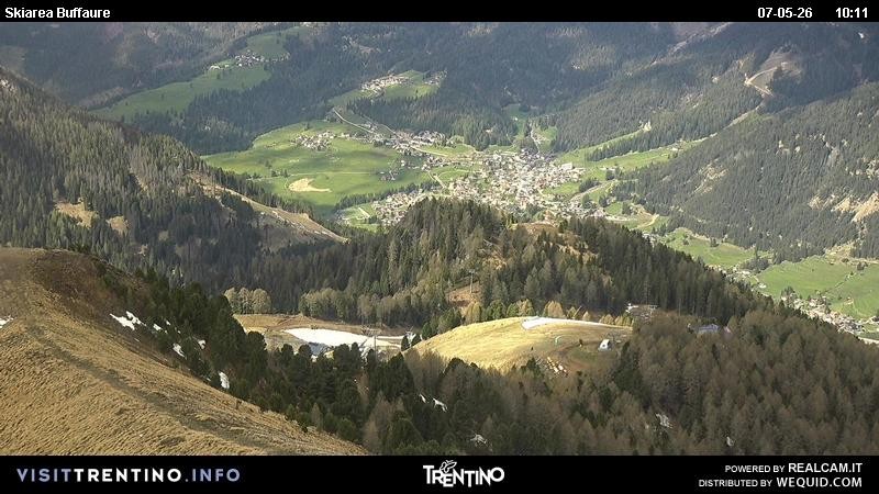 Archived image Webcam Valley Fassa - top station cable car Buffaure