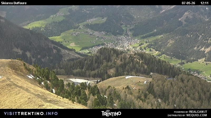 Archived image Webcam Valley Fassa - top station cable car Buffaure