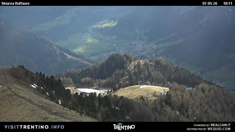Archiv Foto Webcam Valley Fassa (Buffaure Bergstation)