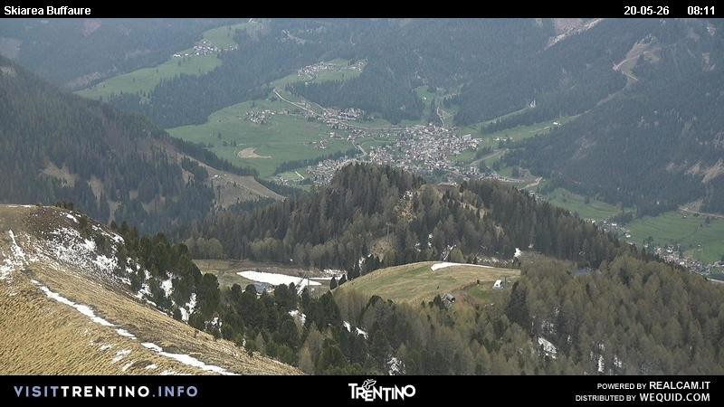 Archived image Webcam Valley Fassa - top station cable car Buffaure