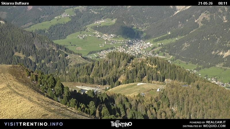 Archived image Webcam Valley Fassa - top station cable car Buffaure