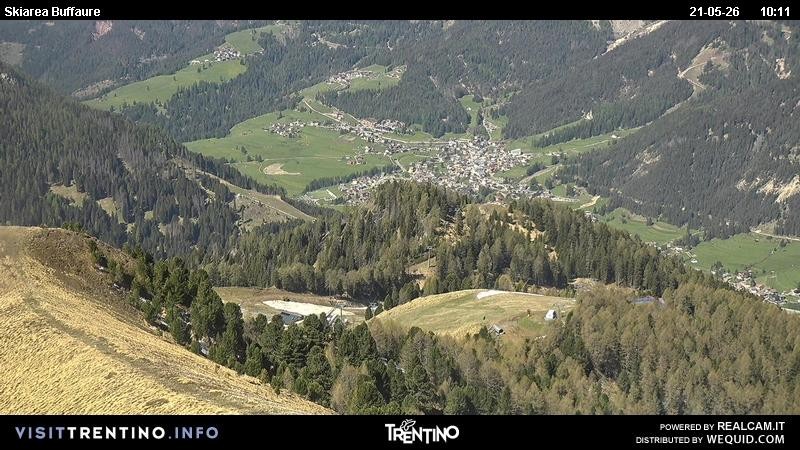 Archived image Webcam Valley Fassa - top station cable car Buffaure