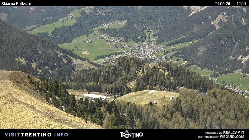 Archived image Webcam Valley Fassa - top station cable car Buffaure