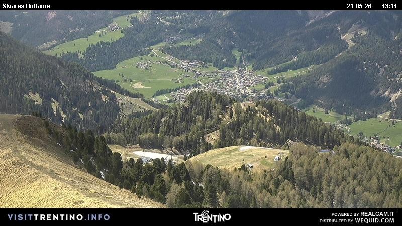 Archived image Webcam Valley Fassa - top station cable car Buffaure