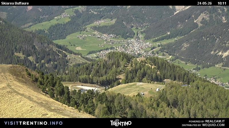 Archived image Webcam Valley Fassa - top station cable car Buffaure
