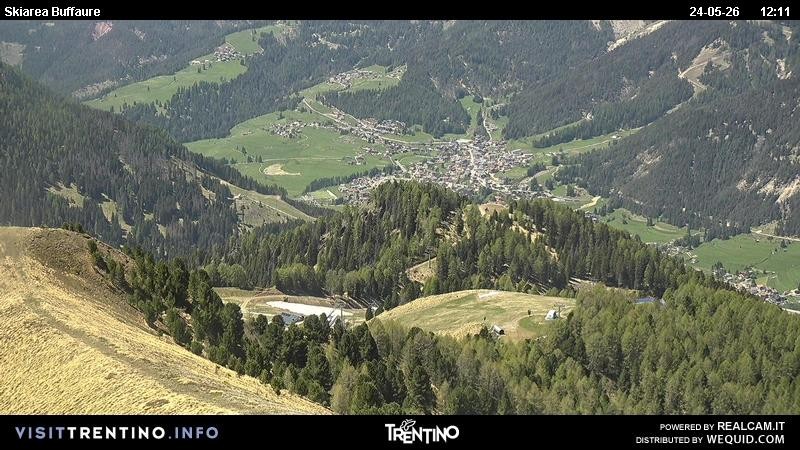 Archived image Webcam Valley Fassa - top station cable car Buffaure