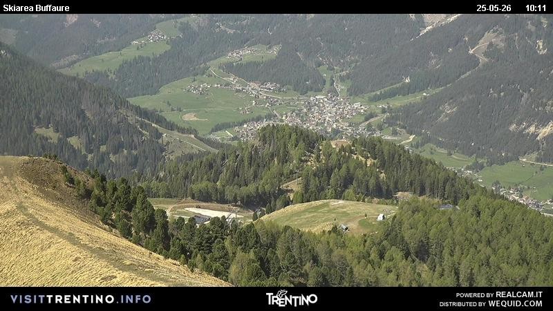 Archived image Webcam Valley Fassa - top station cable car Buffaure