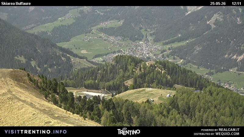 Archived image Webcam Valley Fassa - top station cable car Buffaure