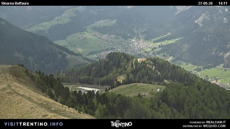 Archived image Webcam Valley Fassa - top station cable car Buffaure