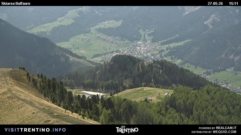 Archived image Webcam Valley Fassa - top station cable car Buffaure