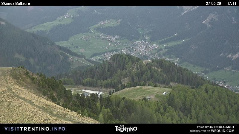 Archived image Webcam Valley Fassa - top station cable car Buffaure