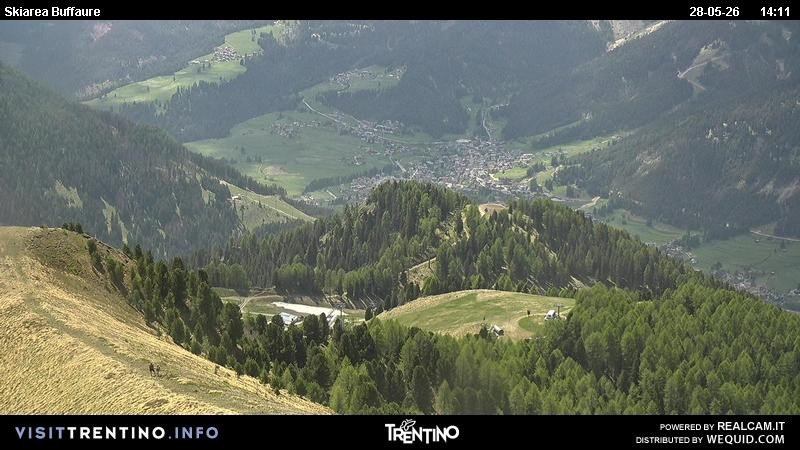 Archiv Foto Webcam Valley Fassa (Buffaure Bergstation)