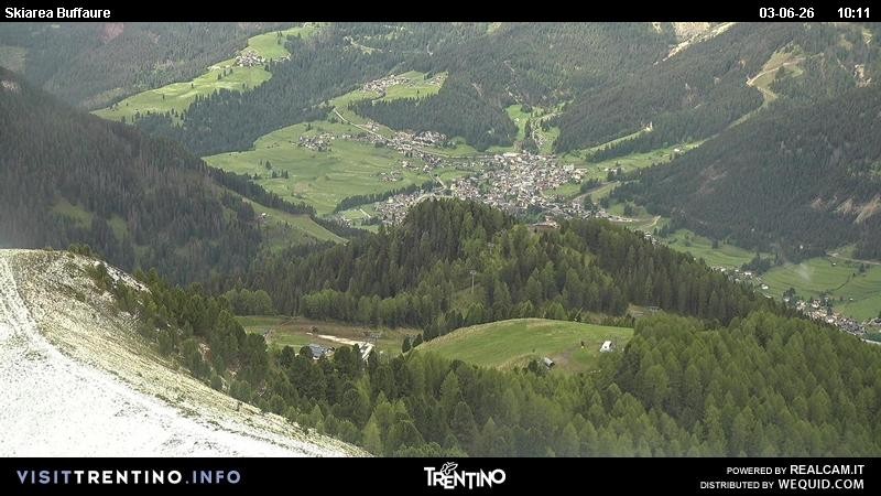 Archived image Webcam Valley Fassa - top station cable car Buffaure