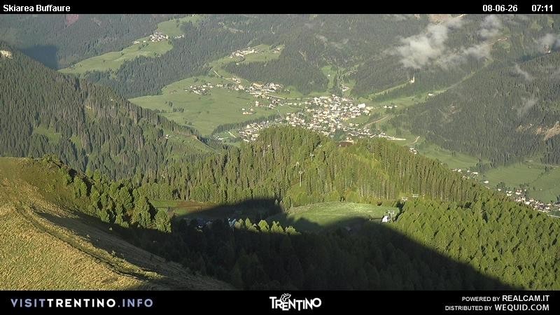 Archiv Foto Webcam Valley Fassa (Buffaure Bergstation)