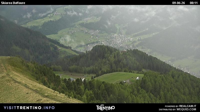 Archiv Foto Webcam Valley Fassa (Buffaure Bergstation)