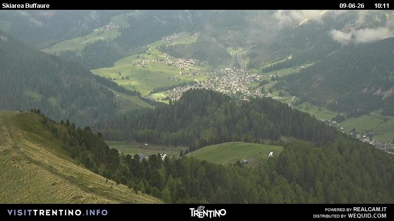 Archiv Foto Webcam Valley Fassa (Buffaure Bergstation)