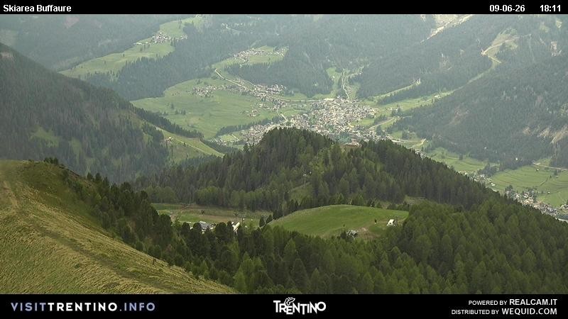Archiv Foto Webcam Valley Fassa (Buffaure Bergstation)