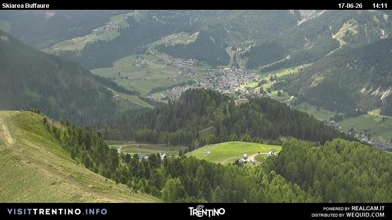 Archiv Foto Webcam Valley Fassa (Buffaure Bergstation)