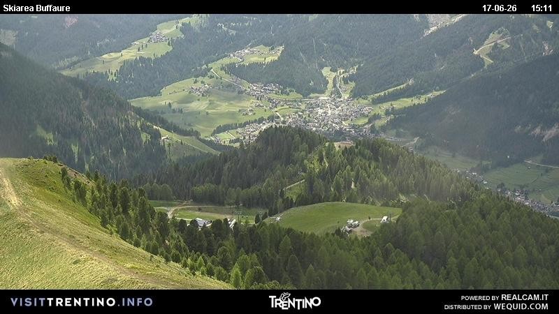 Archiv Foto Webcam Valley Fassa (Buffaure Bergstation)