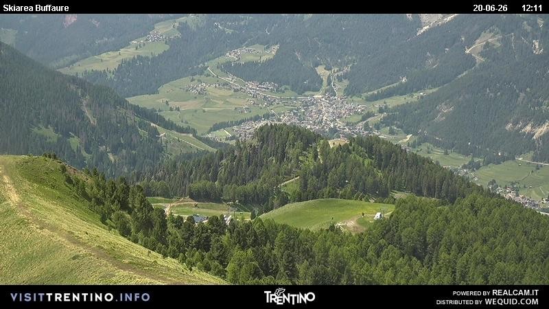 Archived image Webcam Valley Fassa - top station cable car Buffaure