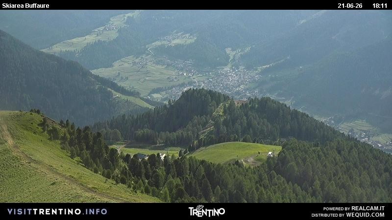 Archiv Foto Webcam Valley Fassa (Buffaure Bergstation)