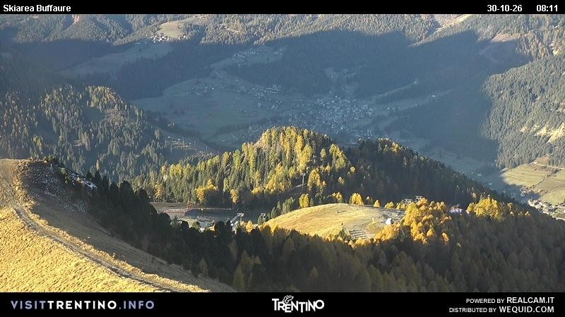 Archiv Foto Webcam Valley Fassa (Buffaure Bergstation)