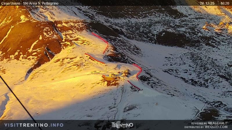 Archiv Foto Webcam Fassatal - San Pellegrino